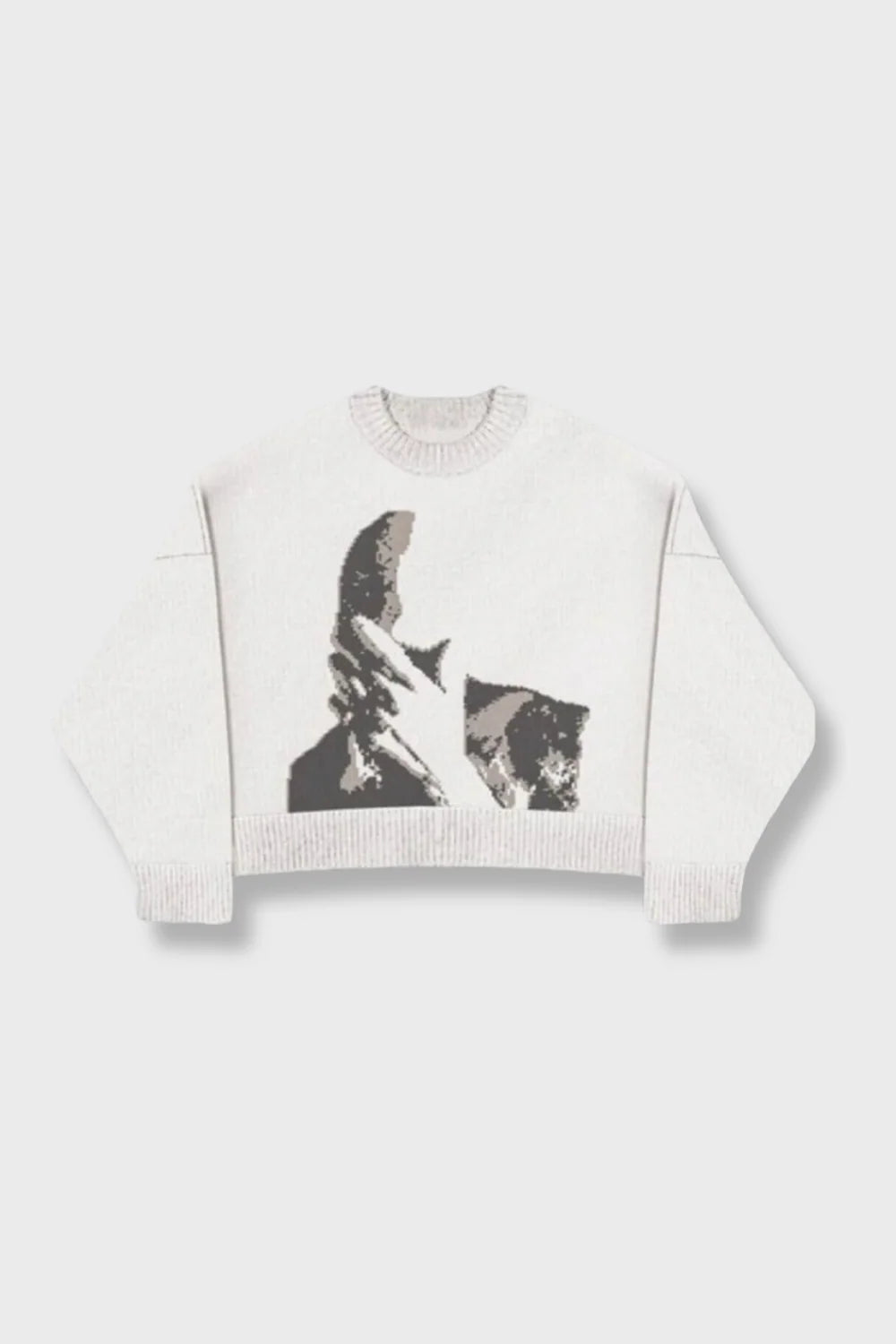 HIDDEN FACE WOOL SWEATER